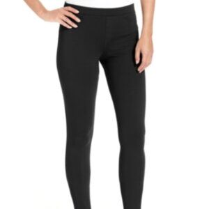 #1358 Hue Women's Ponte Leggings, Black, Large